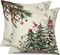 Christmas Pillow Covers 18x18 Inch Set of 2 – Christmas Tree Holiday Throw Pillows for Sofa, Couch, Winter Xmas Home Decor (TH-35B18)